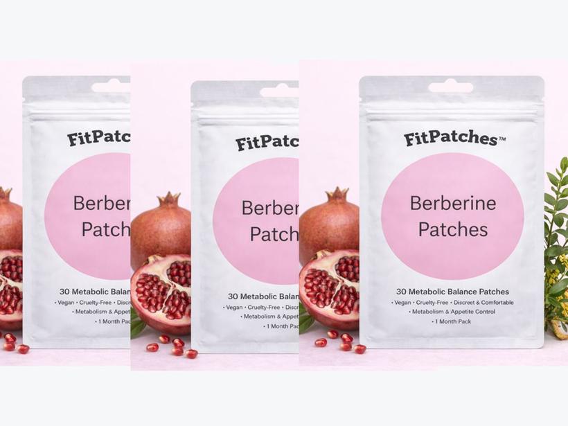 FitPatches — 3 пакета берберинови лепенки, 2+1 подарък